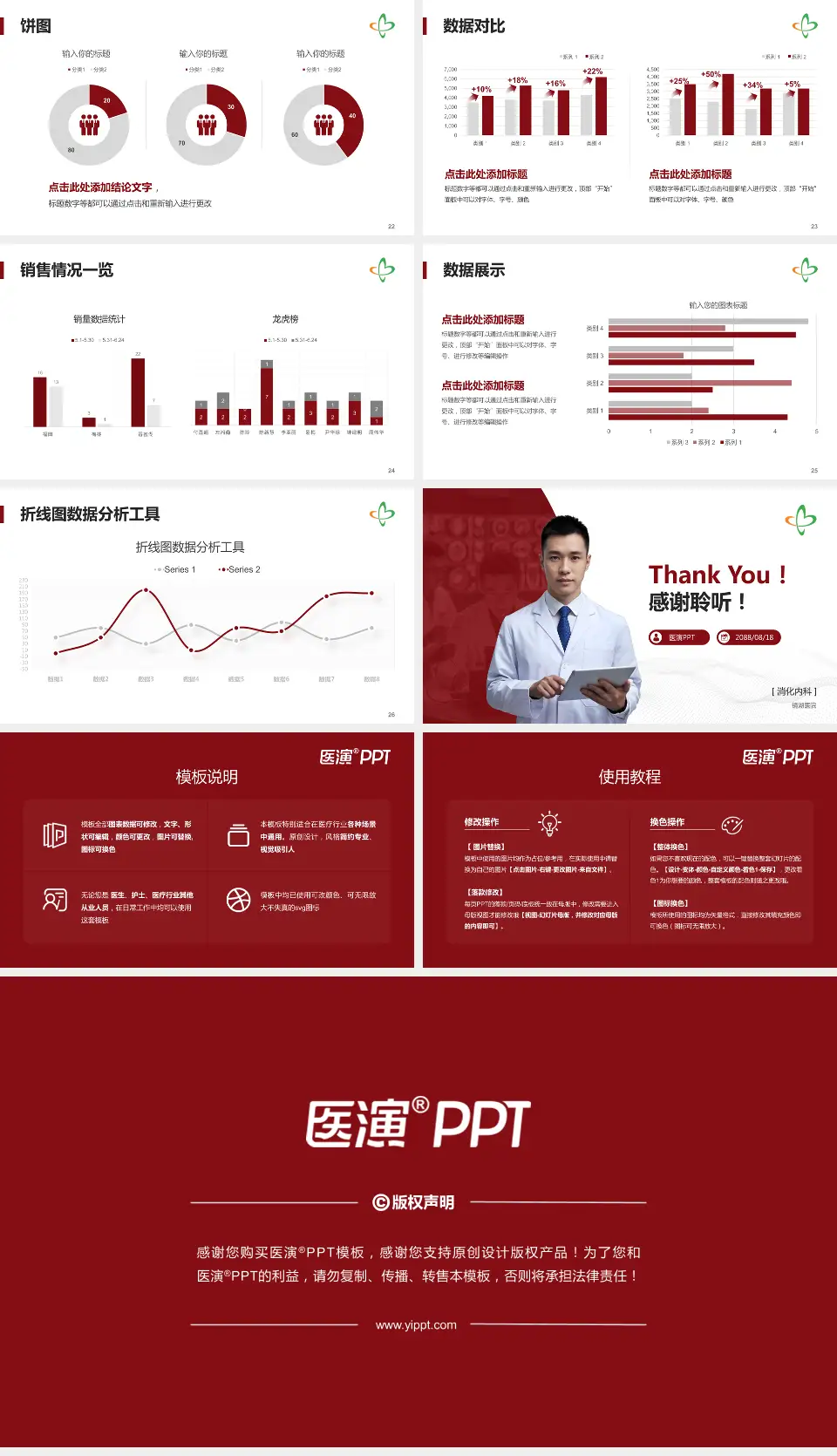 镜湖医院病例分享与讨论PPT模板16:9格式幻灯片预览图4