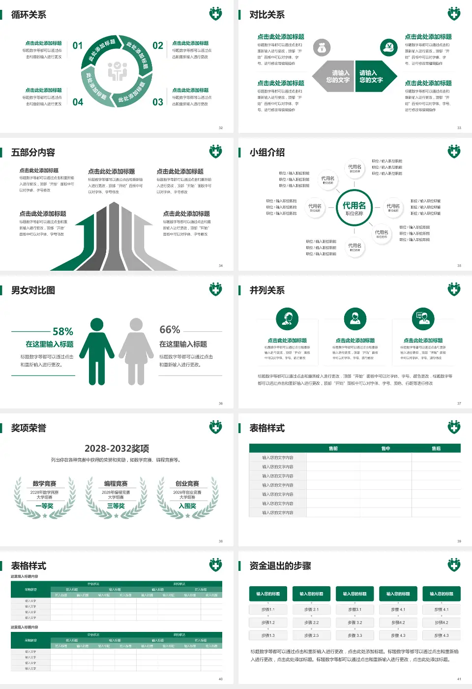 仁伯爵综合医院医院简介/日常通用PPT模板16:9格式幻灯片预览图5
