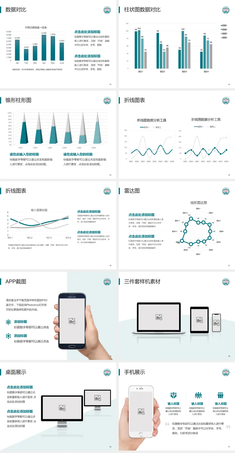 博白县人民医院医院管理报告PPT模板4:3格式幻灯片预览图6