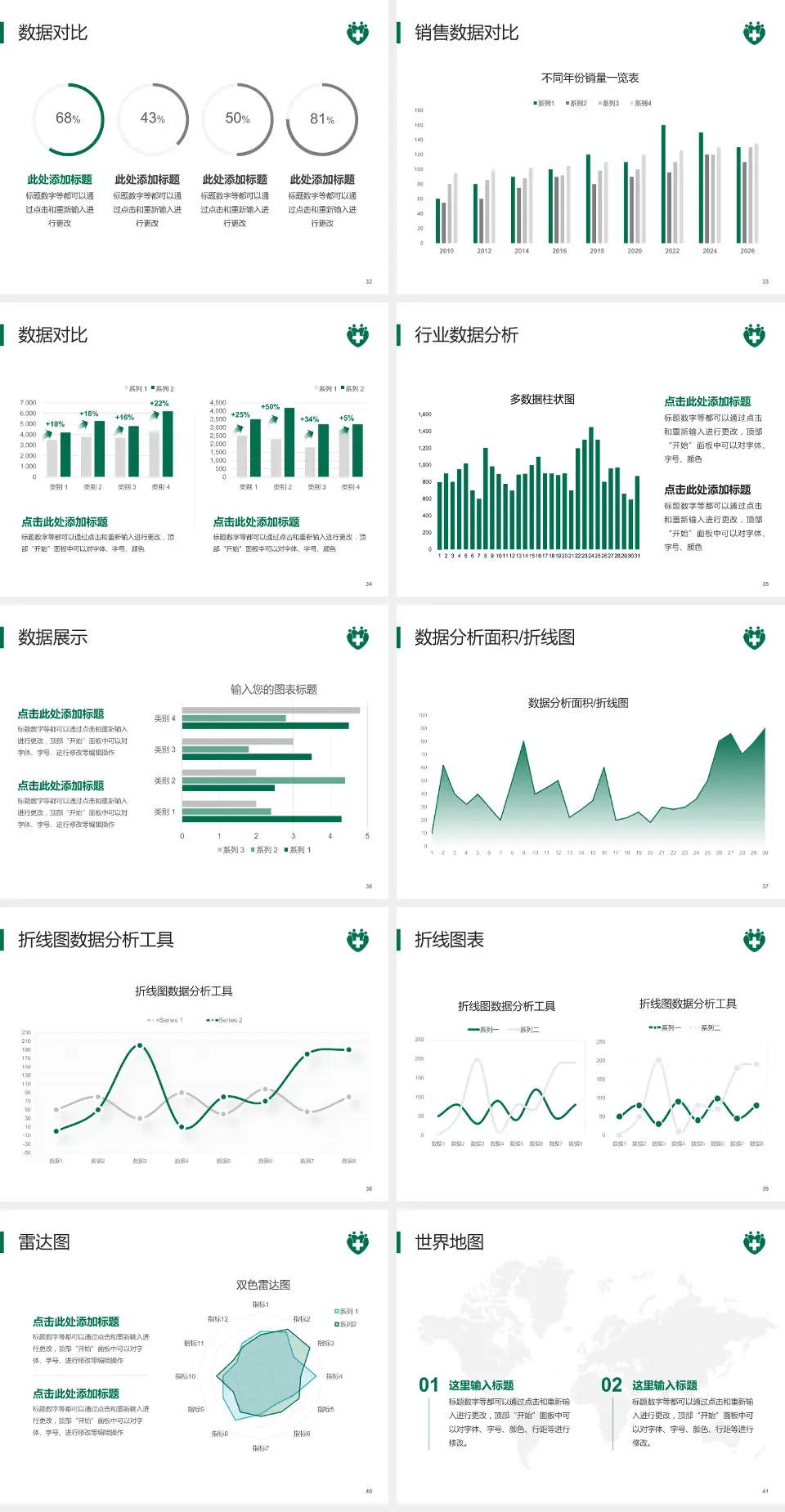 仁伯爵综合医院会议与研讨会PPT模板4:3格式幻灯片预览图5
