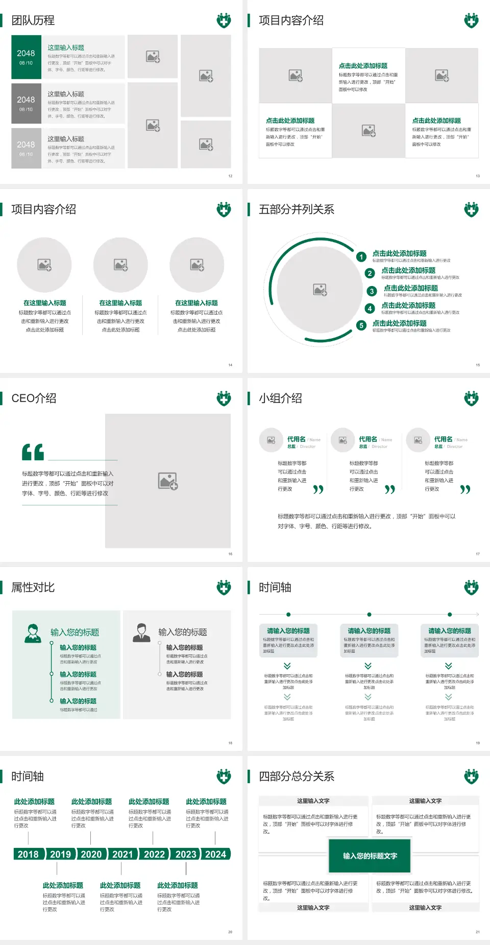 仁伯爵综合医院科研成果展示PPT模板4:3格式幻灯片预览图3