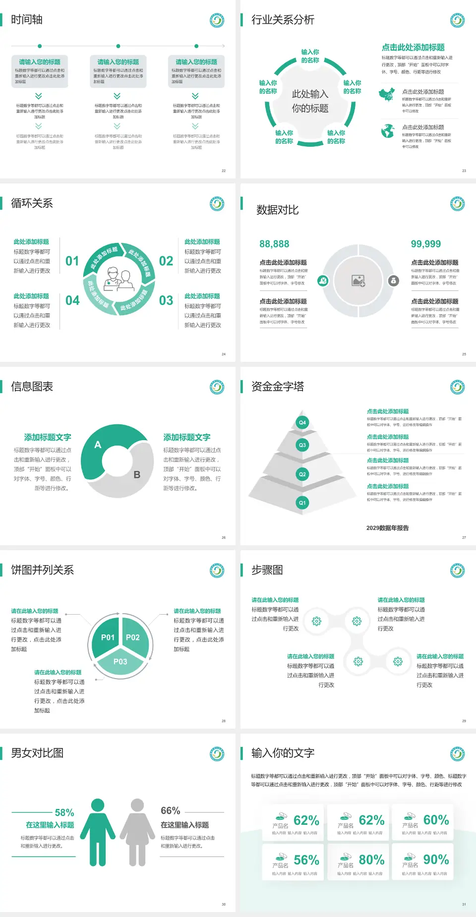 崇左市人民医院医院管理报告PPT模板4:3格式幻灯片预览图4