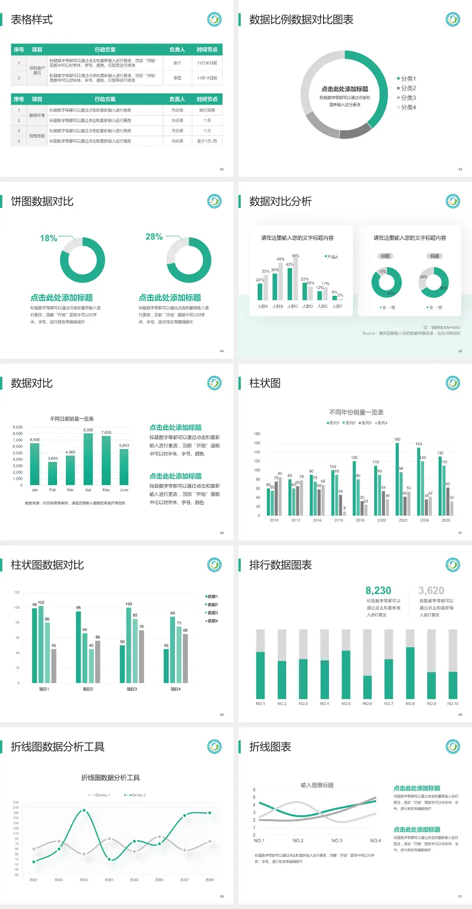 崇左市人民医院医院简介/日常通用PPT模板4:3格式幻灯片预览图6