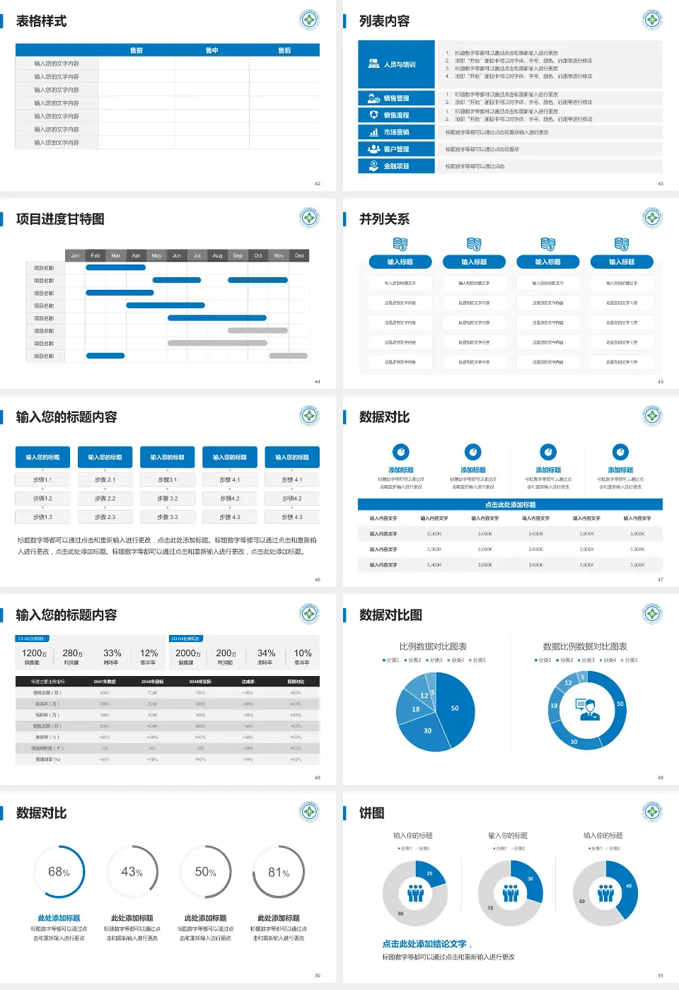 长沙市第四医院医疗行业比赛专用PPT模板16:9格式幻灯片预览图6
