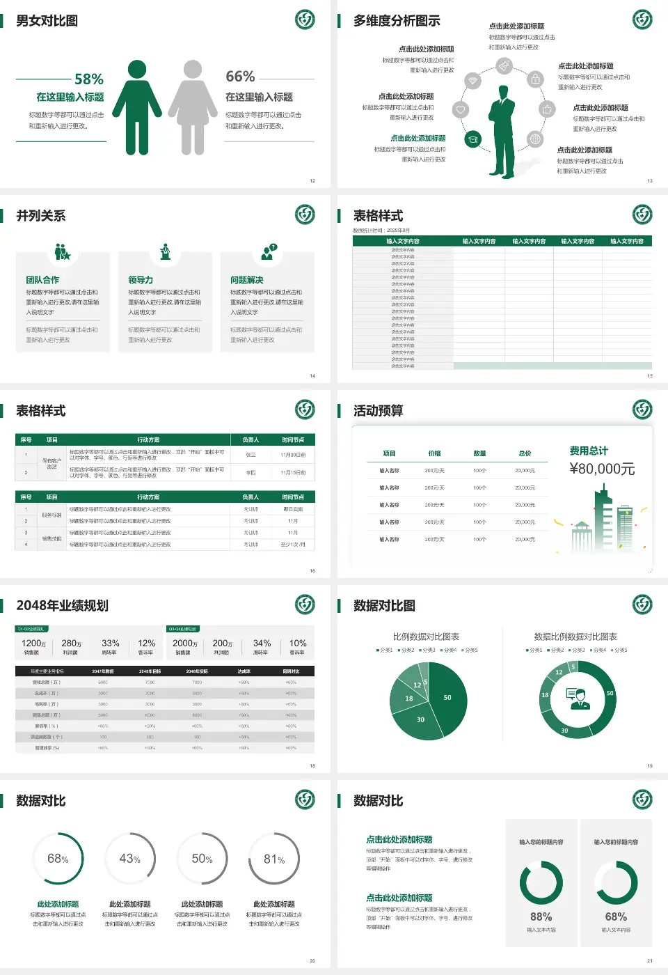 邵阳市中心医院财务与预算报告PPT模板16:9格式幻灯片预览图3