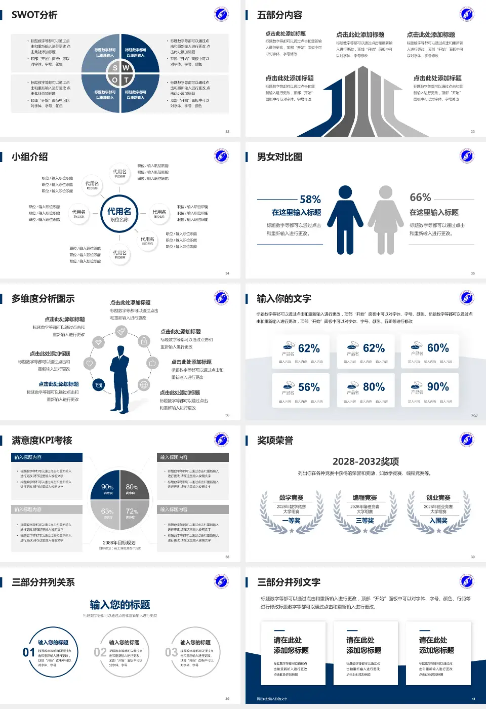 湘潭市第一人民医院医疗行业比赛专用PPT模板16:9格式幻灯片预览图5