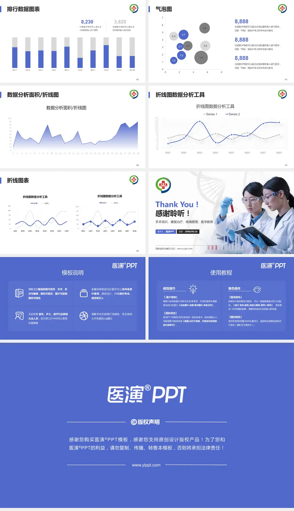 湖南省职业病防治院科研成果展示PPT模板16:9格式幻灯片预览图6