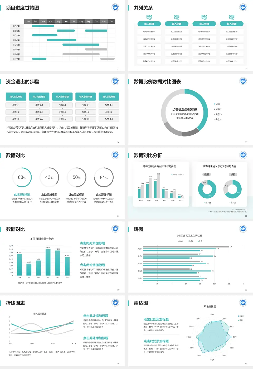 郴州市第一人民医院中心医院项目申请与汇报PPT模板16:9格式幻灯片预览图5