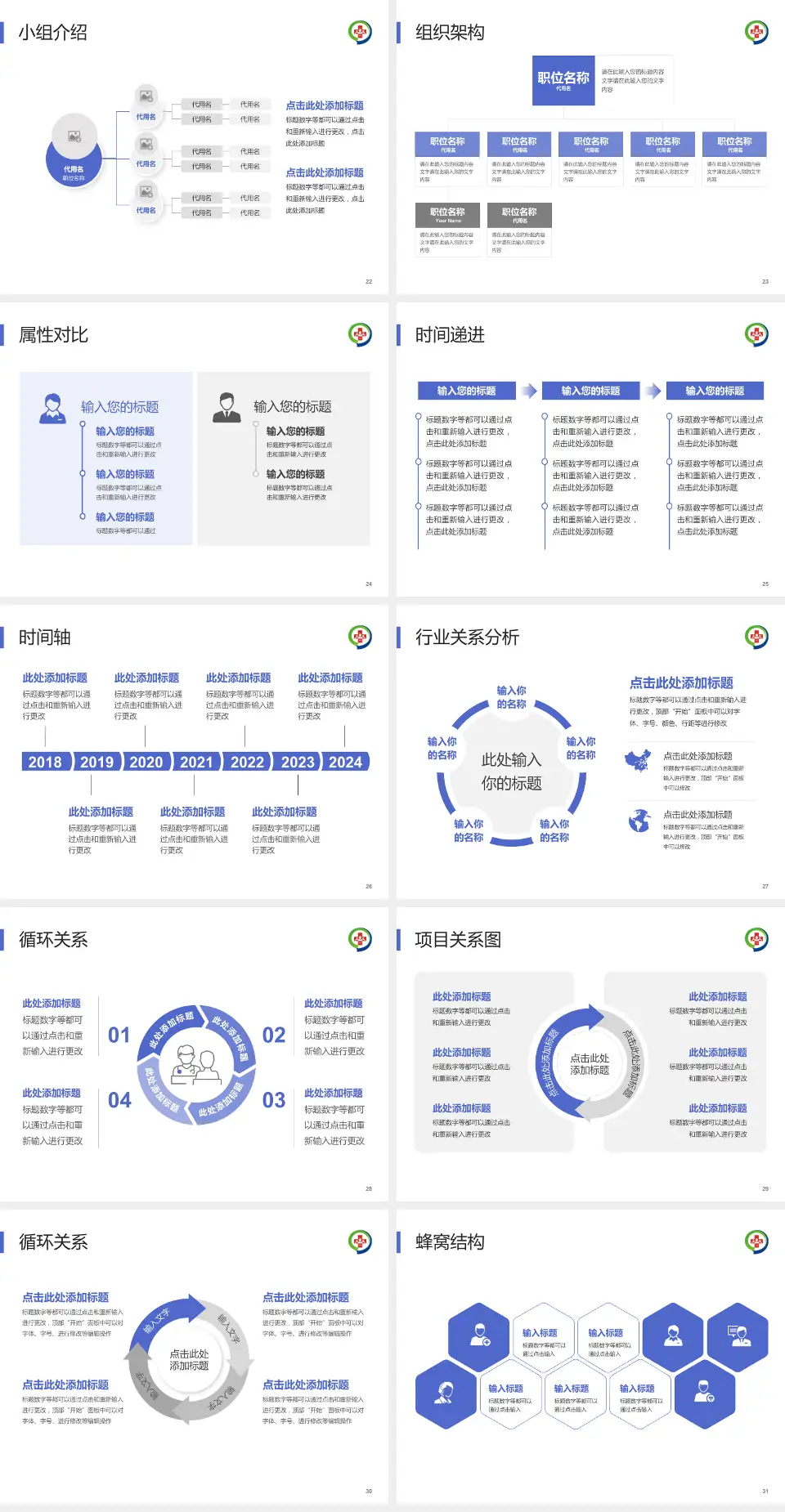 湖南省职业病防治院品管圈PDCA演示专用PPT模板4:3格式幻灯片预览图4