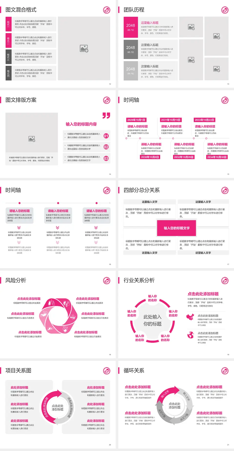 长沙县妇幼保健院项目申请与汇报PPT模板4:3格式幻灯片预览图3