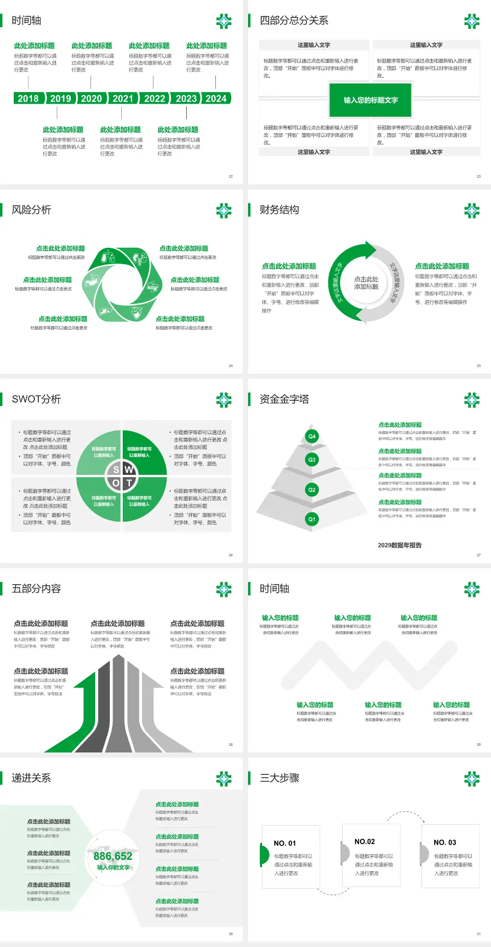 衡阳市中医院患者教育与指导PPT模板4:3格式幻灯片预览图4