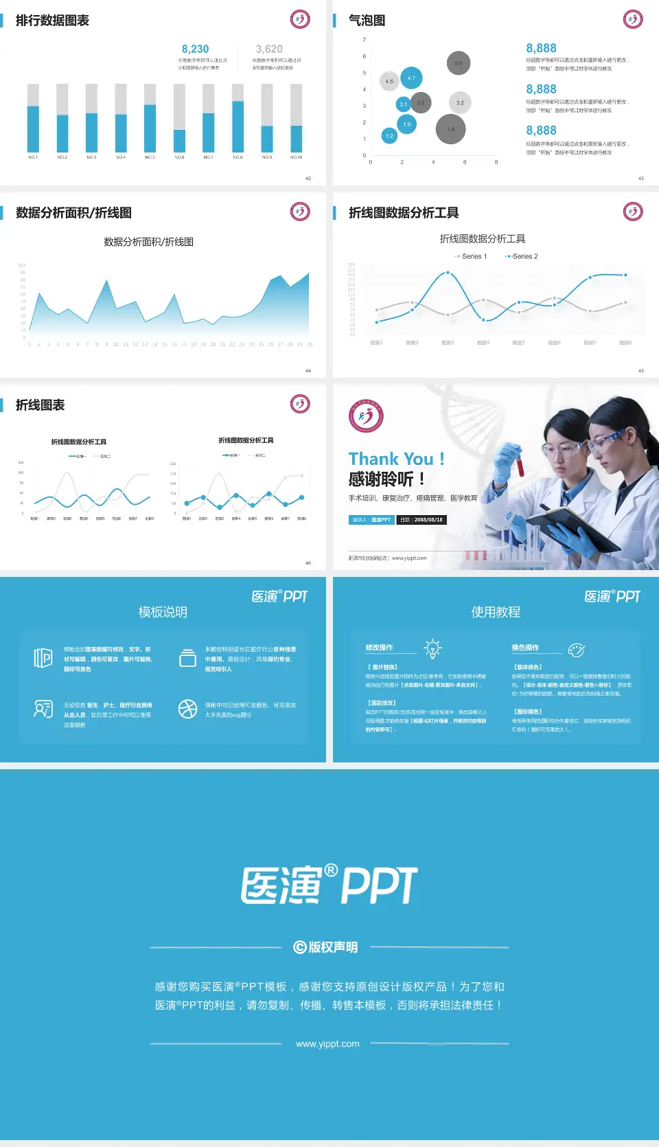 湘潭市妇幼保健院科研成果展示PPT模板16:9格式幻灯片预览图6