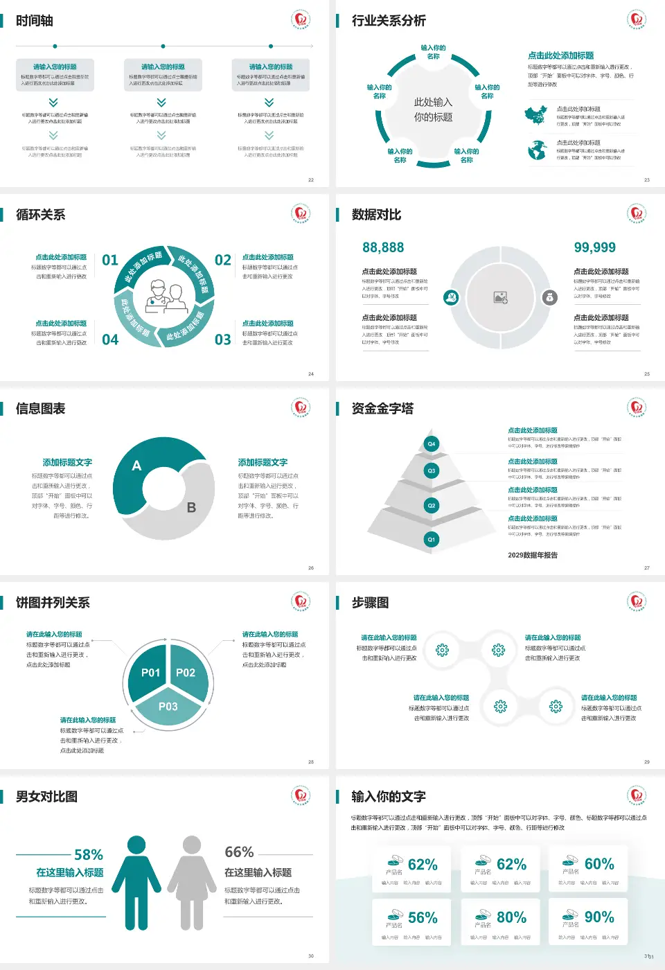 长沙市口腔医院医院管理报告PPT模板16:9格式幻灯片预览图4