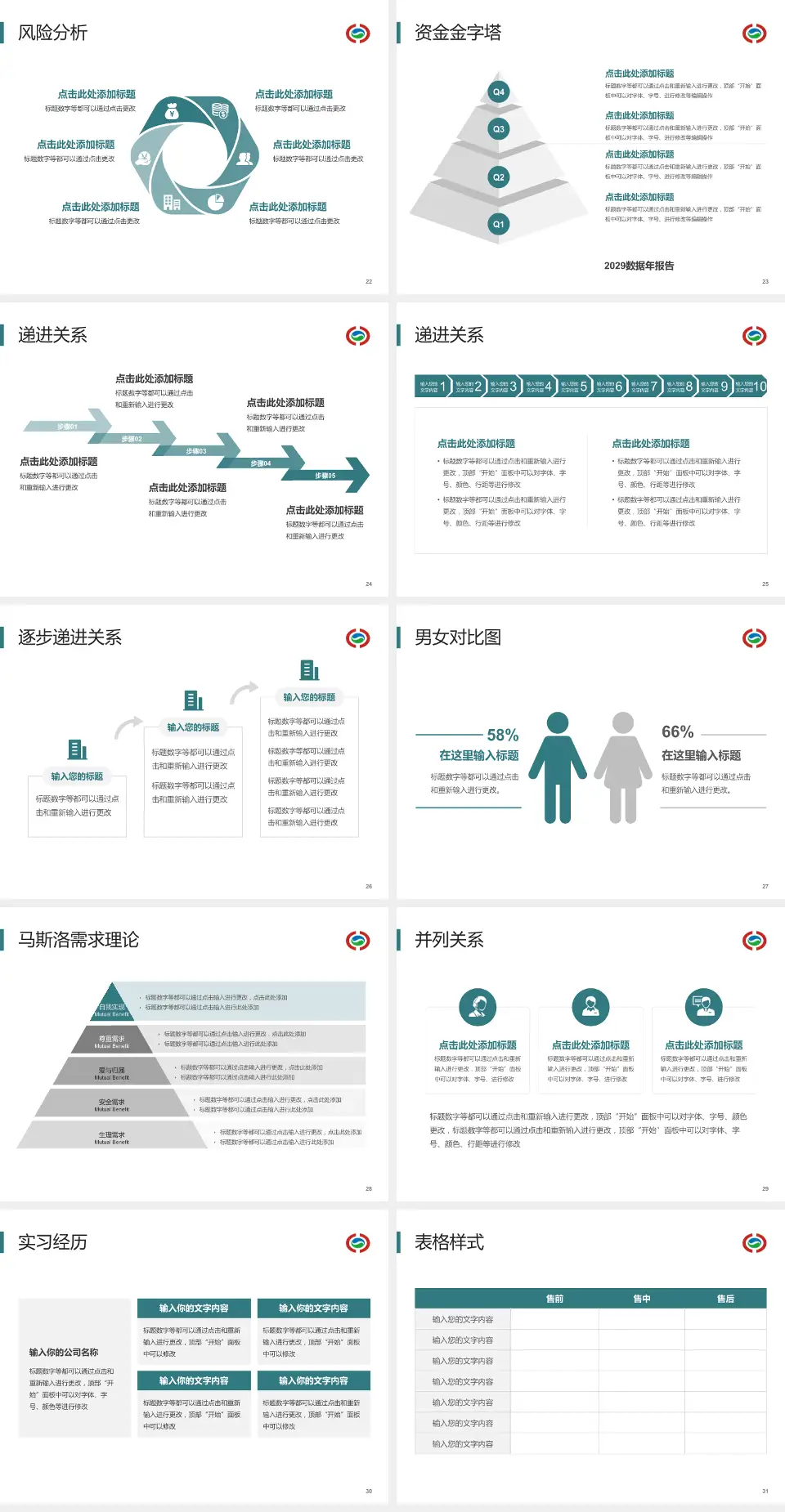 长沙市中医医院项目申请与汇报PPT模板4:3格式幻灯片预览图4