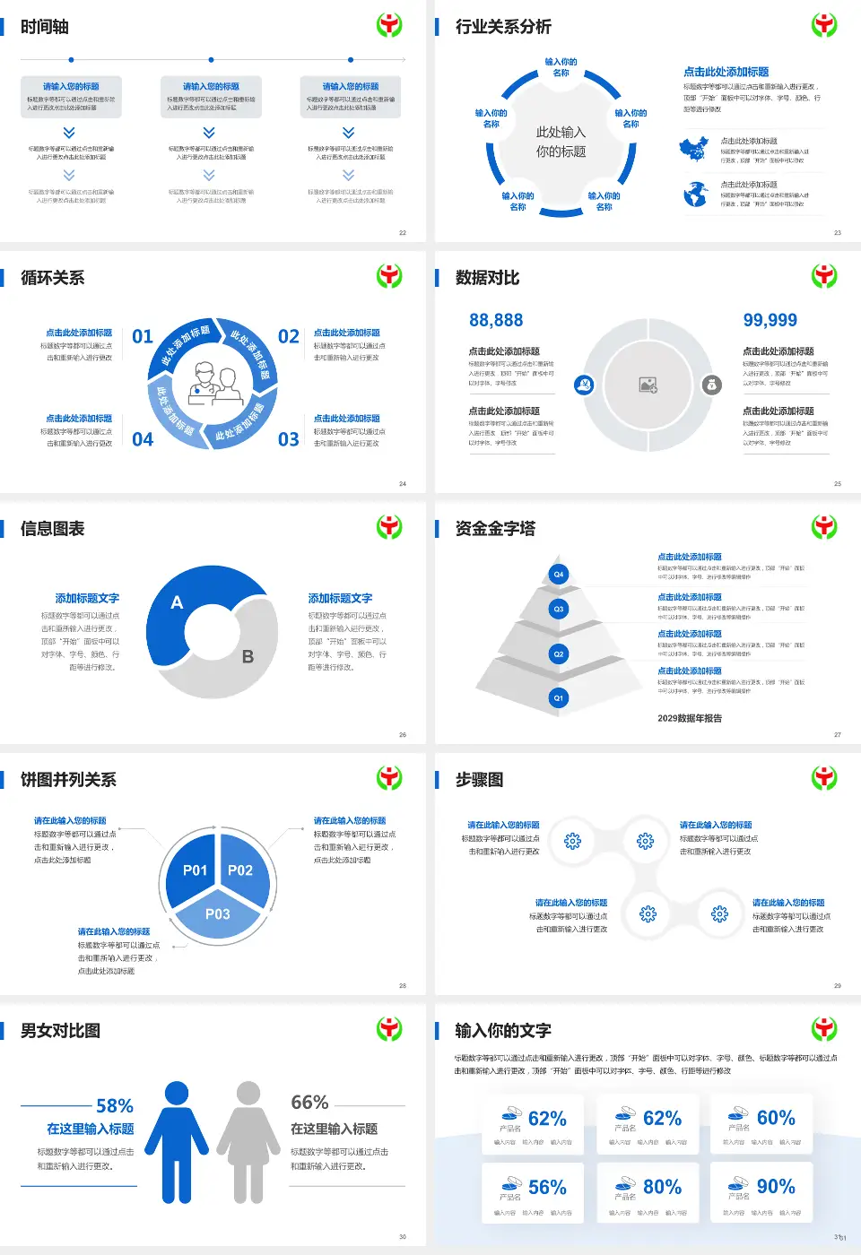 益阳市中心医院高新院区医院管理报告PPT模板16:9格式幻灯片预览图4