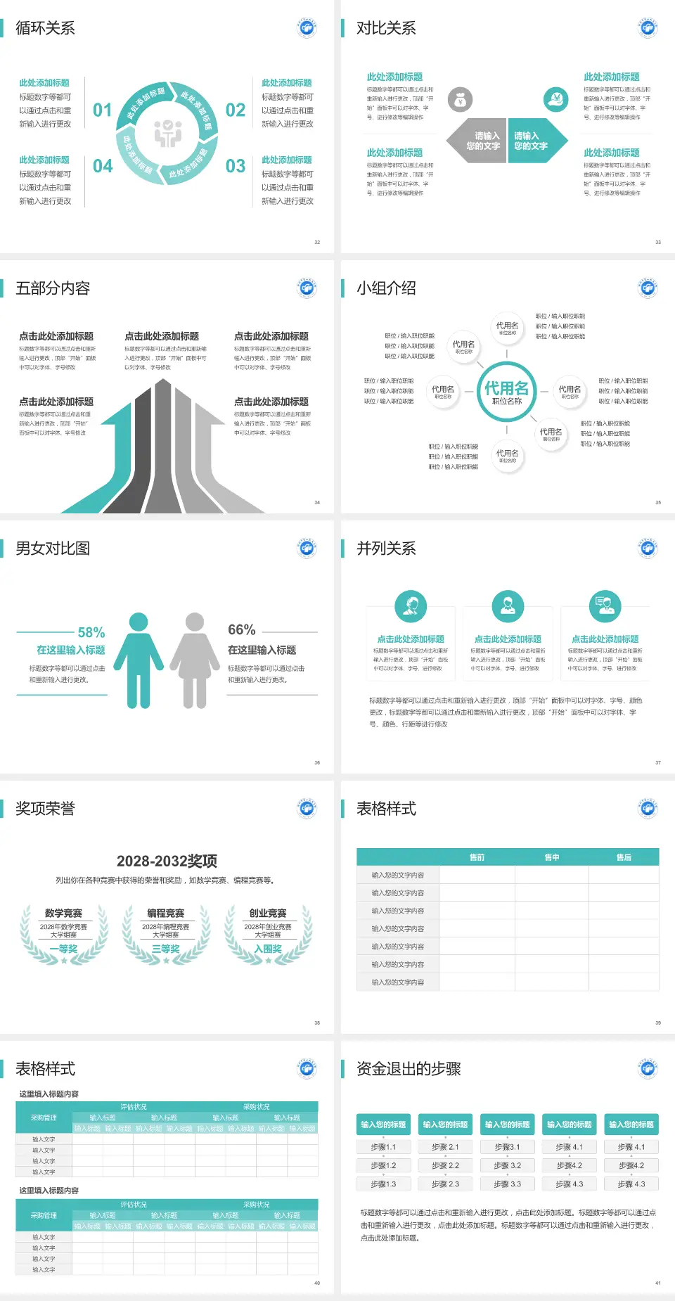 郴州市第一人民医院南院医院简介/日常通用PPT模板4:3格式幻灯片预览图5