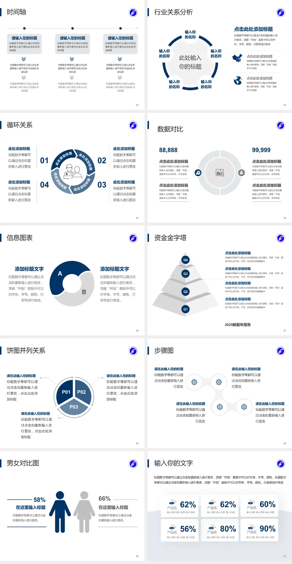 湘潭市第一人民医院医院管理报告PPT模板4:3格式幻灯片预览图4