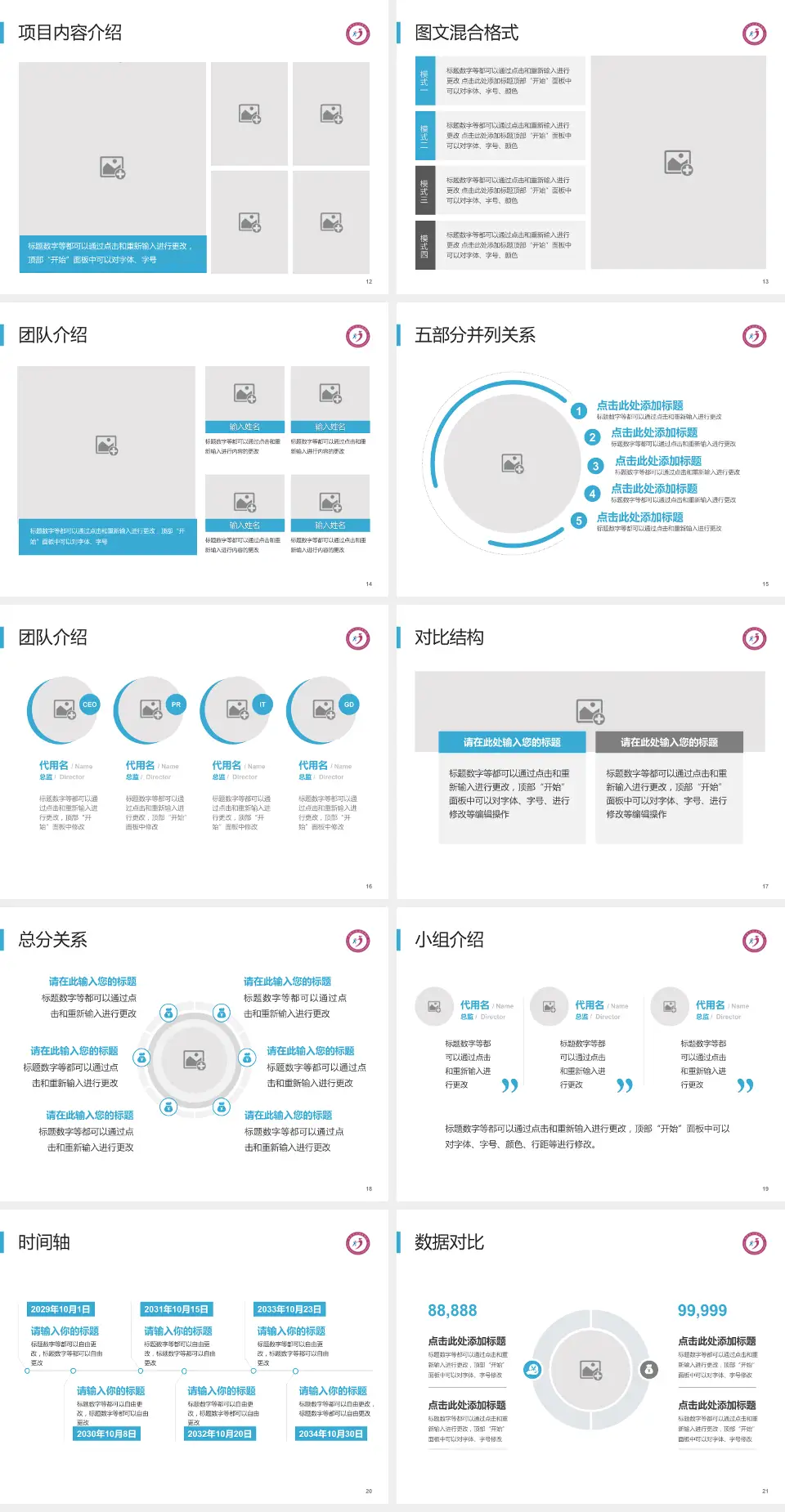 湘潭市妇幼保健院医疗知识普及PPT模板4:3格式幻灯片预览图3
