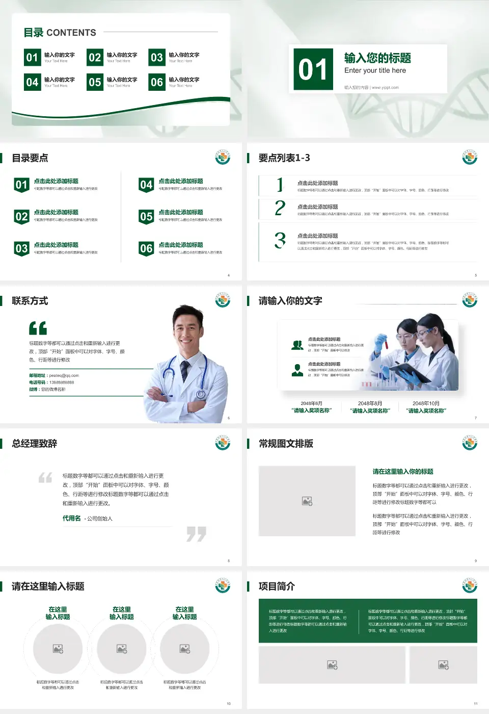 邵阳市第一人民医院项目申请与汇报PPT模板16:9格式幻灯片预览图2