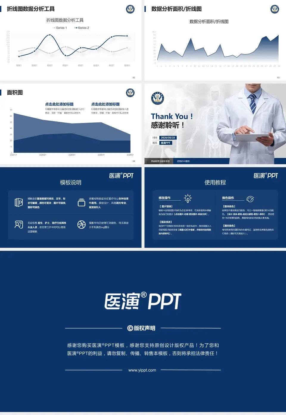 资阳市中医院患者教育与指导PPT模板16:9格式幻灯片预览图7