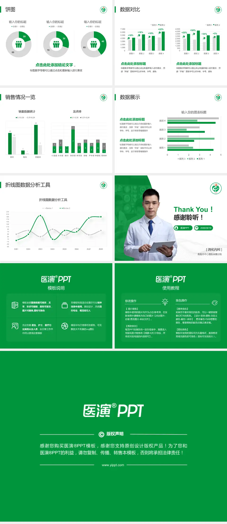 衡阳市中心医院来雁分院病例分享与讨论PPT模板4:3格式幻灯片预览图4