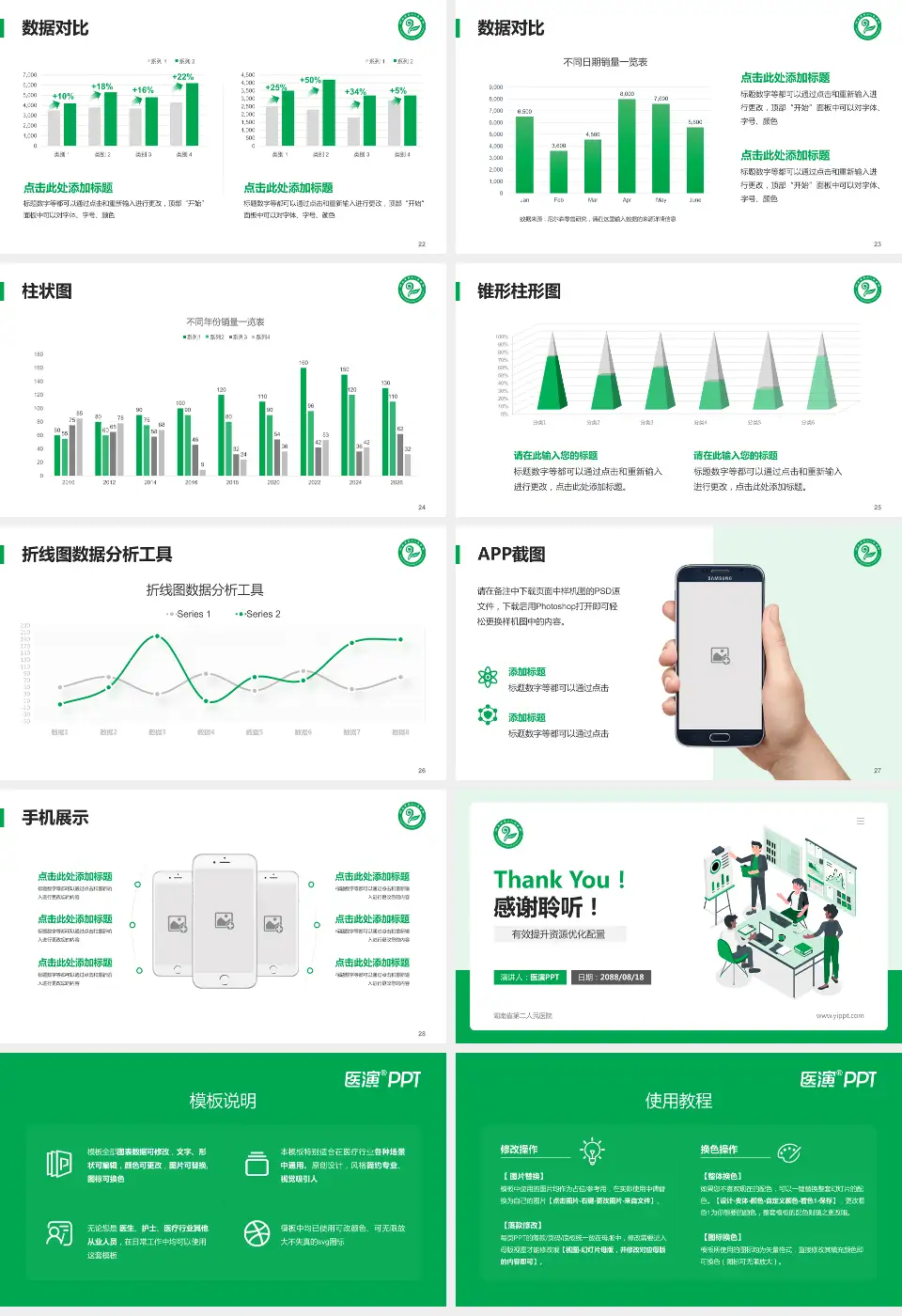 湖南省第二人民医院财务与预算报告PPT模板16:9格式幻灯片预览图4