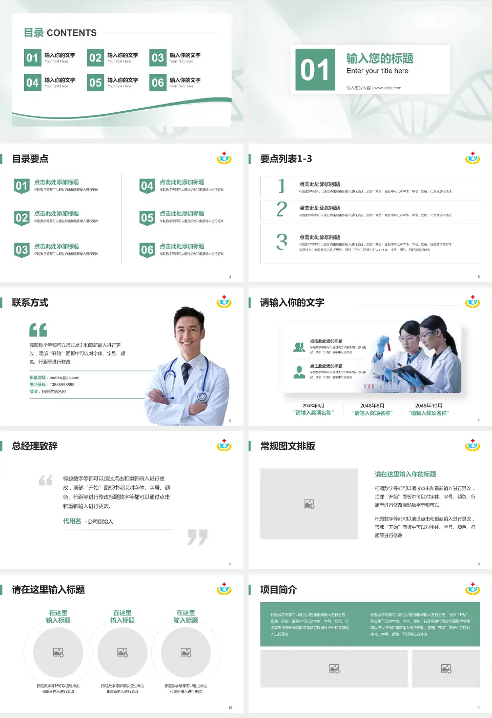 湘乡市人民医院项目申请与汇报PPT模板16:9格式幻灯片预览图2