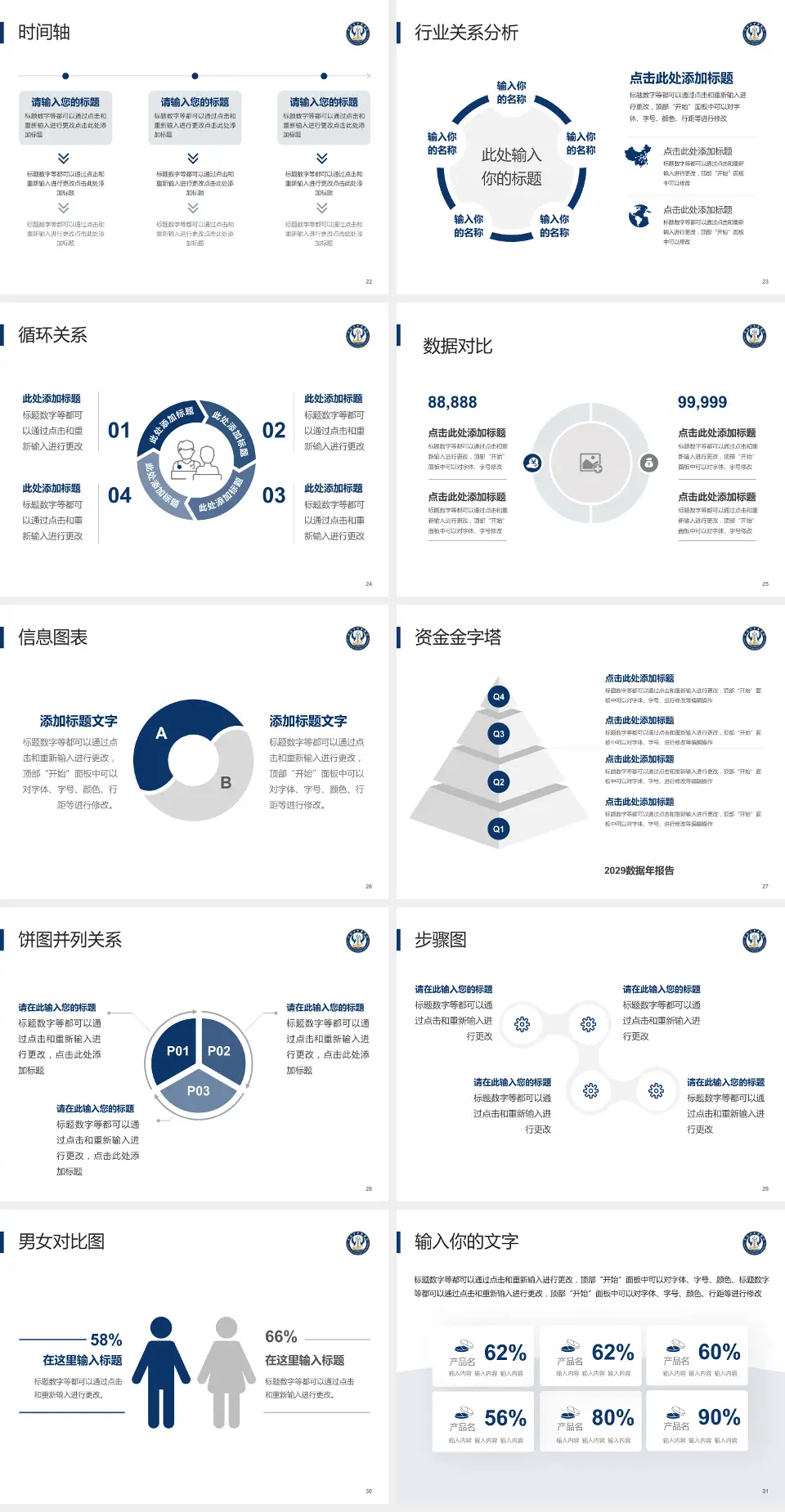 资阳市中医院医院管理报告PPT模板4:3格式幻灯片预览图4