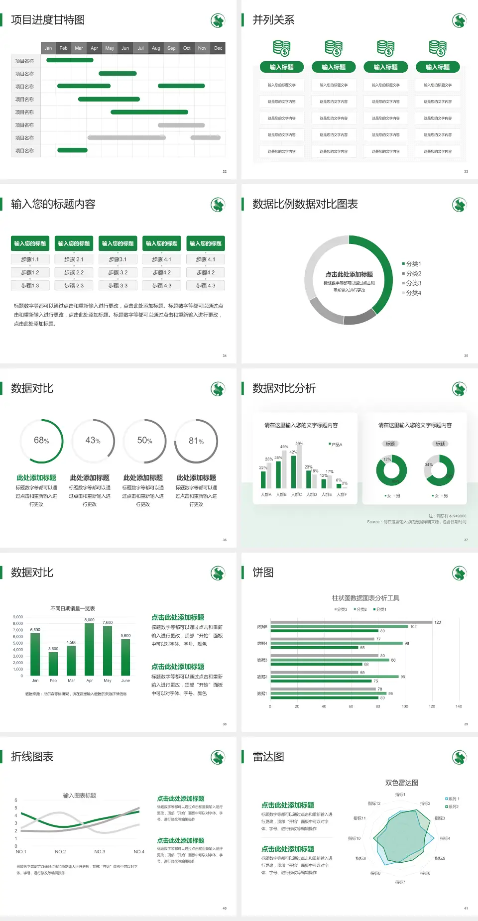 醴陵市中医院项目申请与汇报PPT模板4:3格式幻灯片预览图5