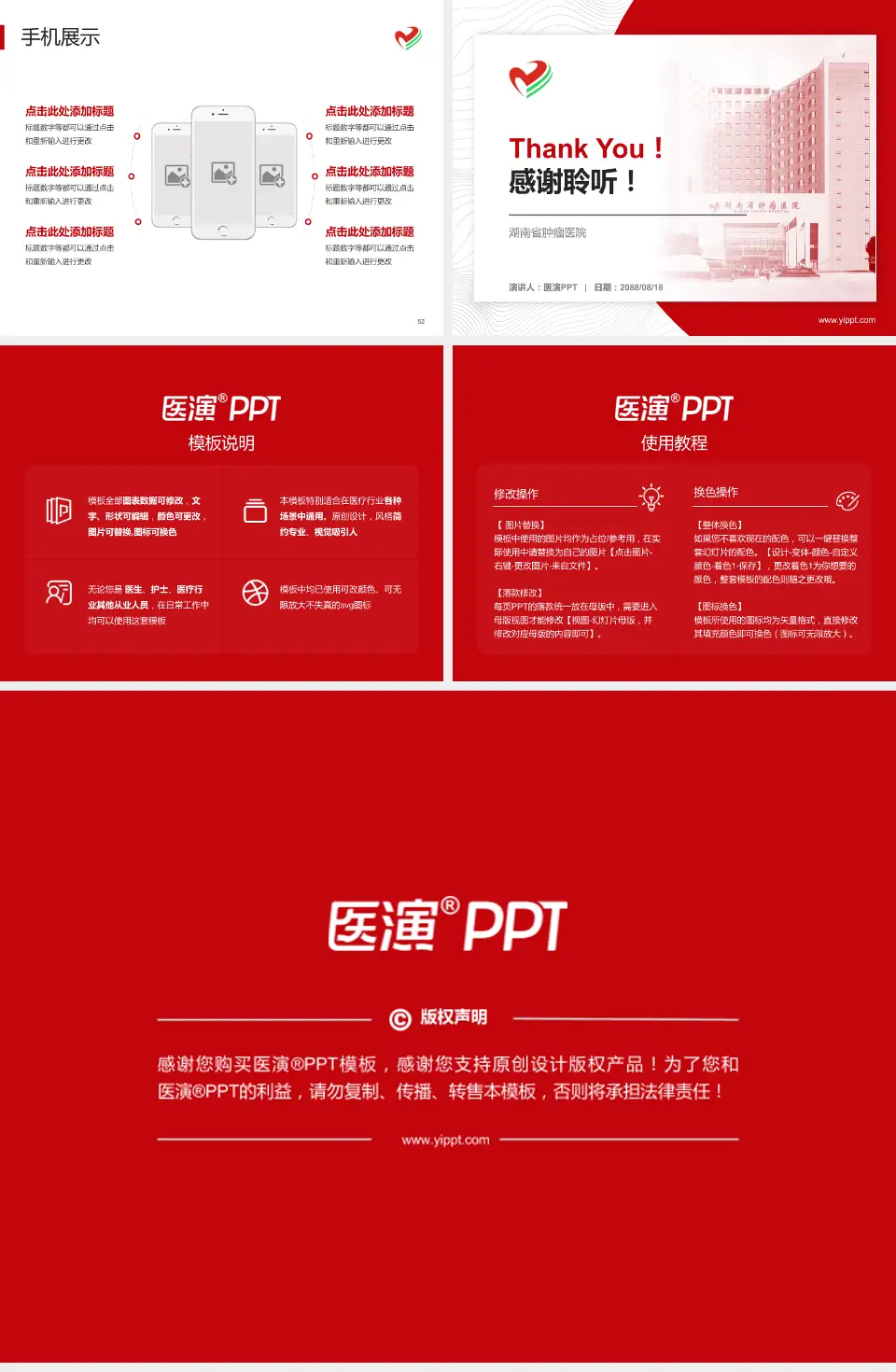 湖南省肿瘤医院医院管理报告PPT模板4:3格式幻灯片预览图7