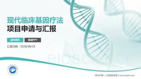 郴州市第一人民医院东院项目申请与汇报PPT模板