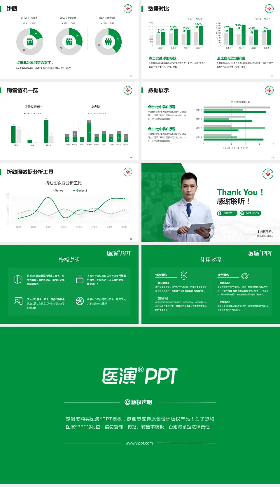 湖南省马王堆医院病例分享与讨论PPT模板16:9格式幻灯片预览图4