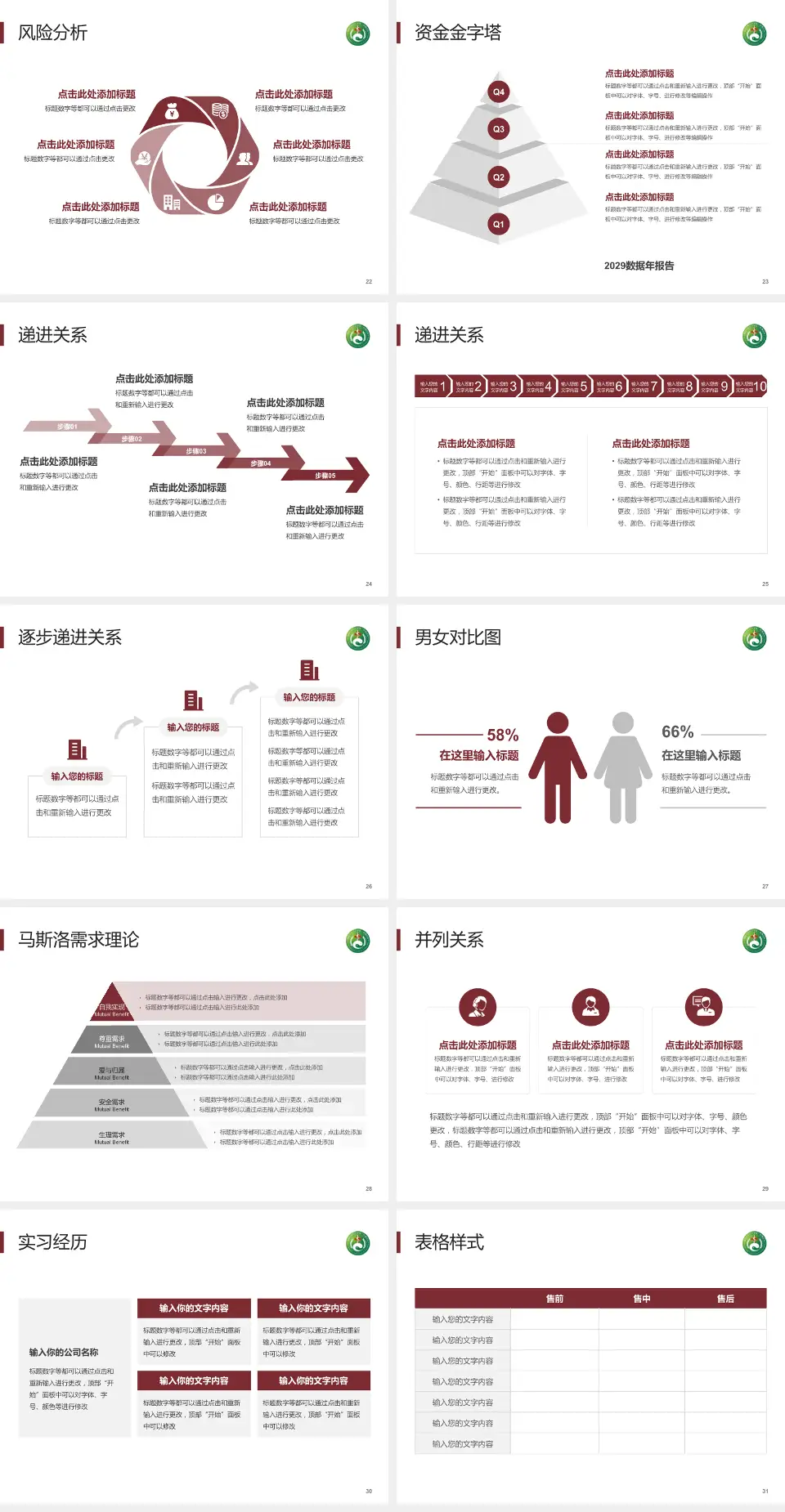 湖南中医药大学附属第一医院项目申请与汇报PPT模板4:3格式幻灯片预览图4