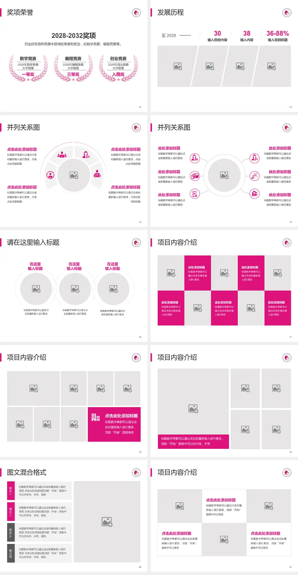 永州市妇幼保健院护理专业职业生涯规划PPT模板4:3格式幻灯片预览图3