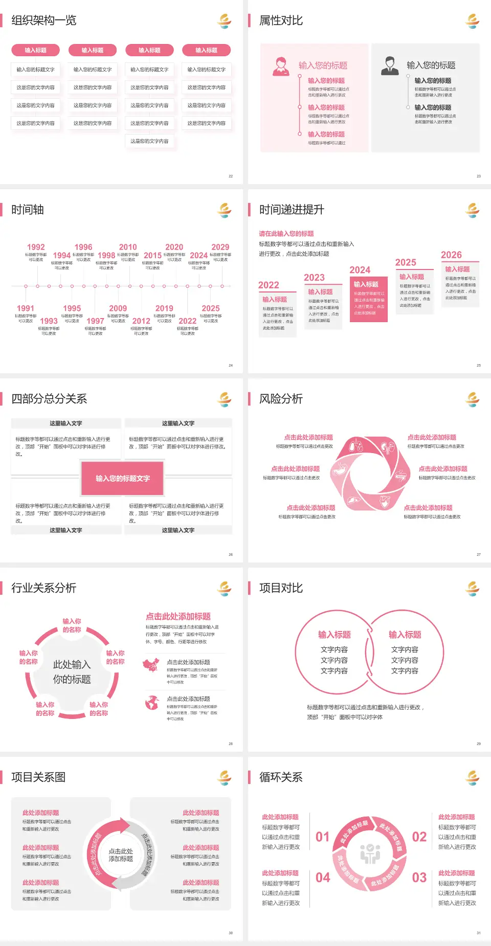 岳阳市妇幼保健院医疗行业比赛专用PPT模板4:3格式幻灯片预览图4