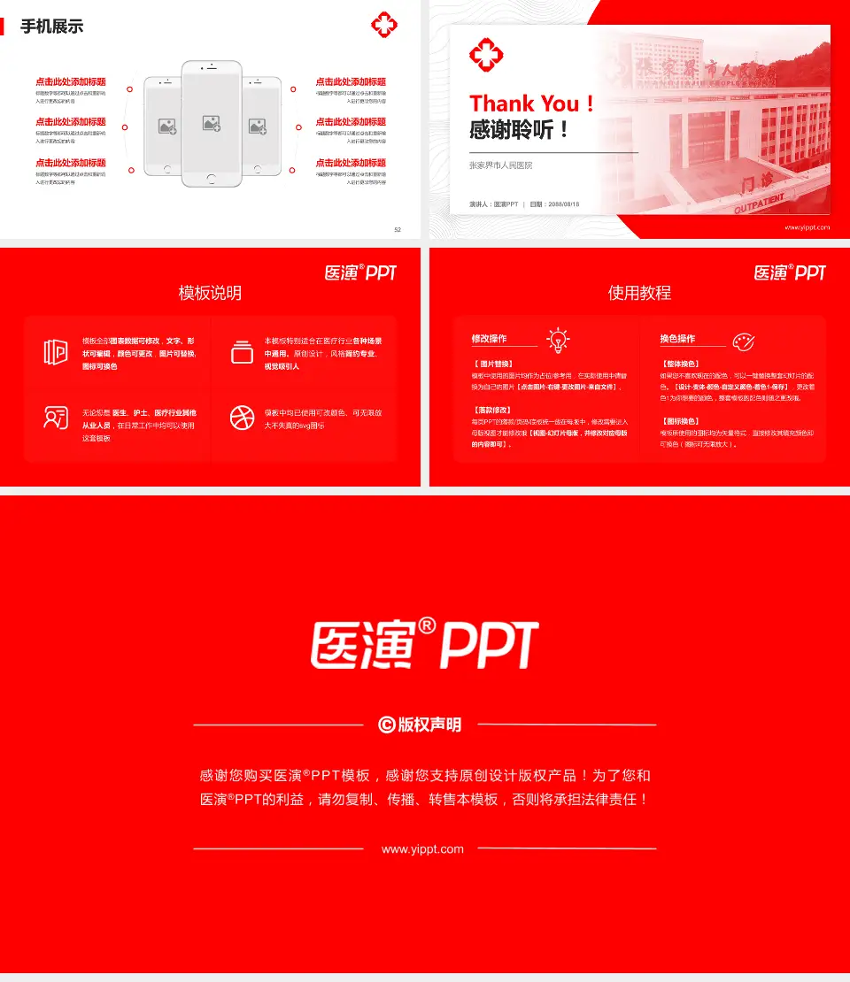 张家界市人民医院医院管理报告PPT模板16:9格式幻灯片预览图7