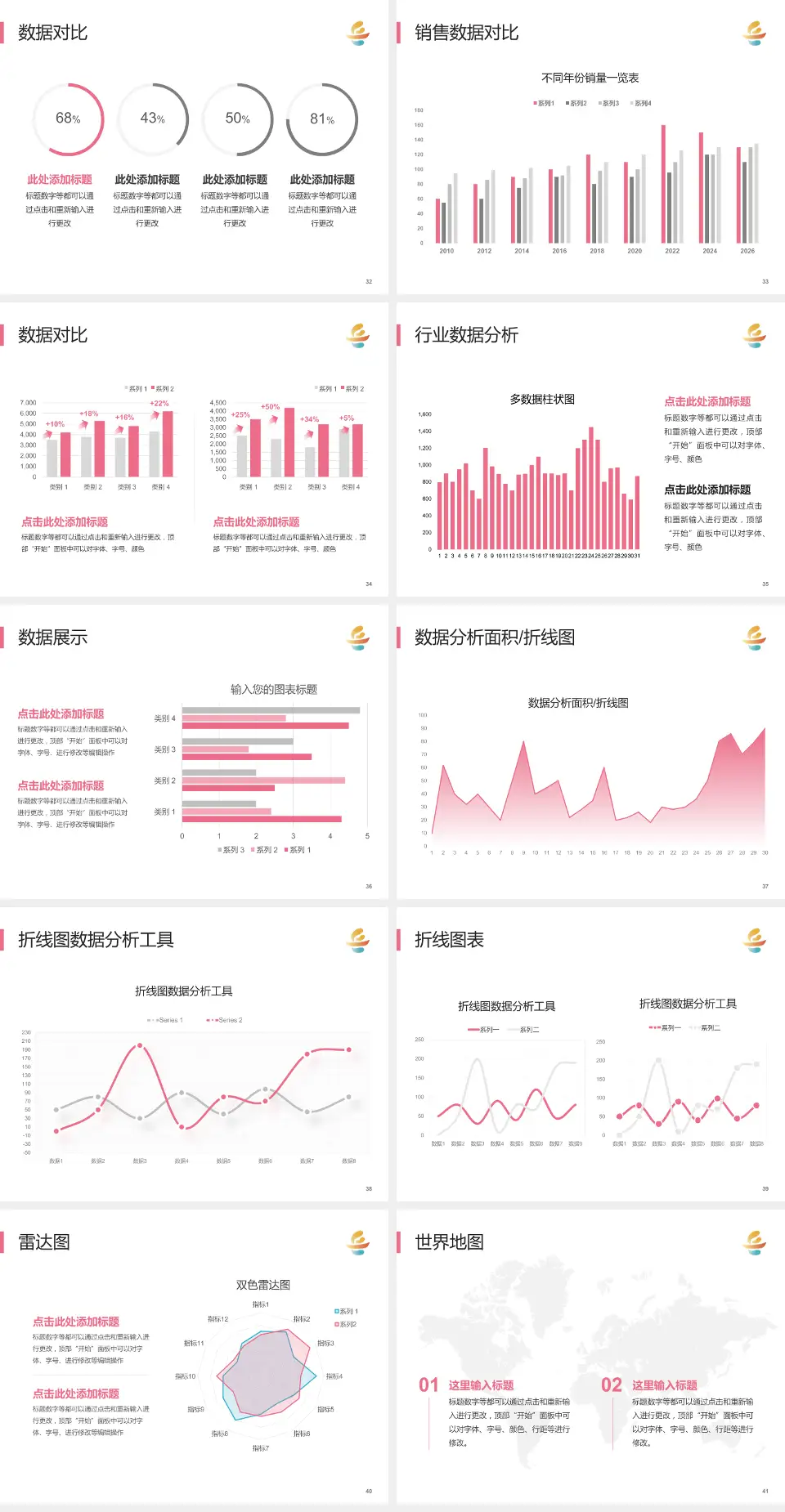 岳阳市妇幼保健院会议与研讨会PPT模板4:3格式幻灯片预览图5