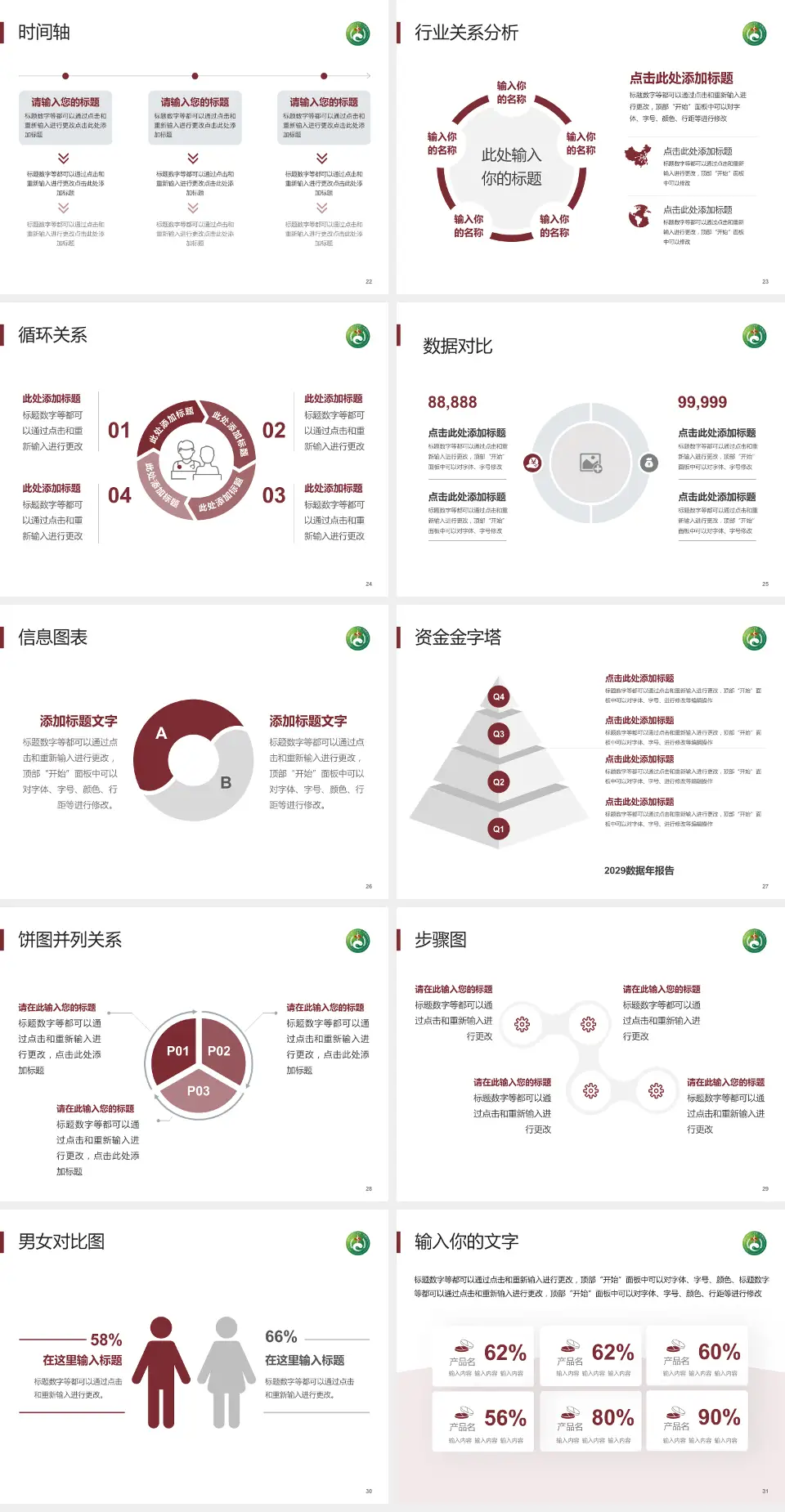 湖南中医药大学附属第一医院医院管理报告PPT模板4:3格式幻灯片预览图4
