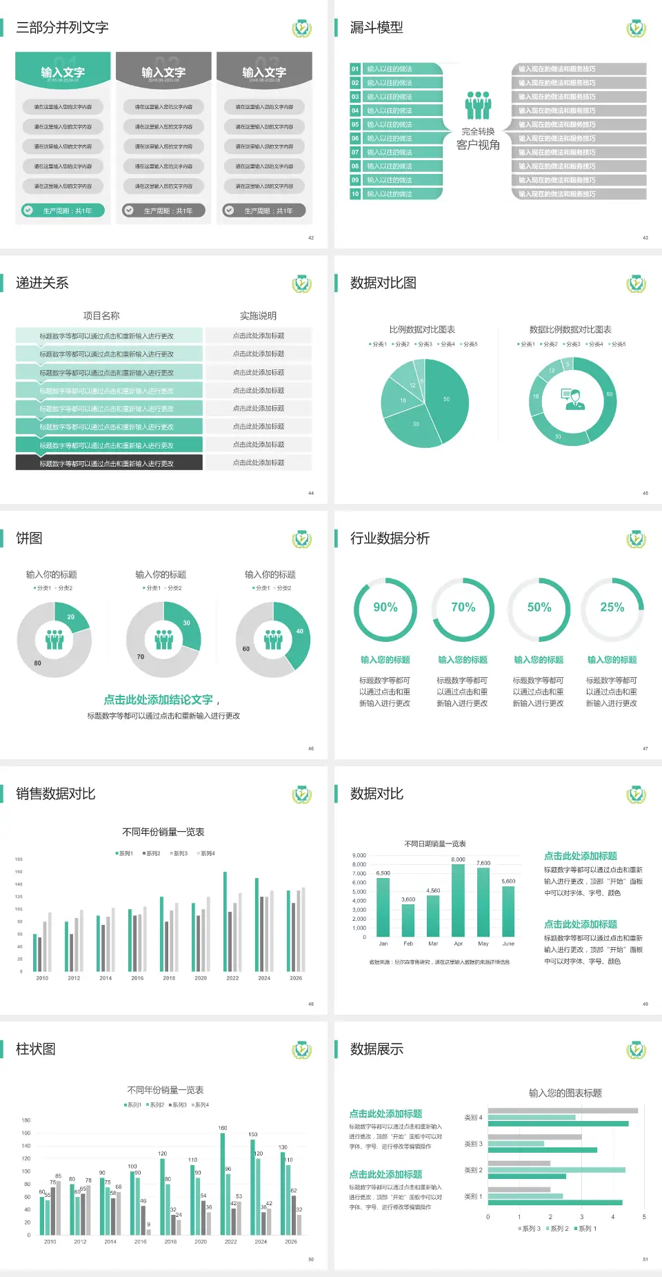 攸县人民医院患者教育与指导PPT模板4:3格式幻灯片预览图6