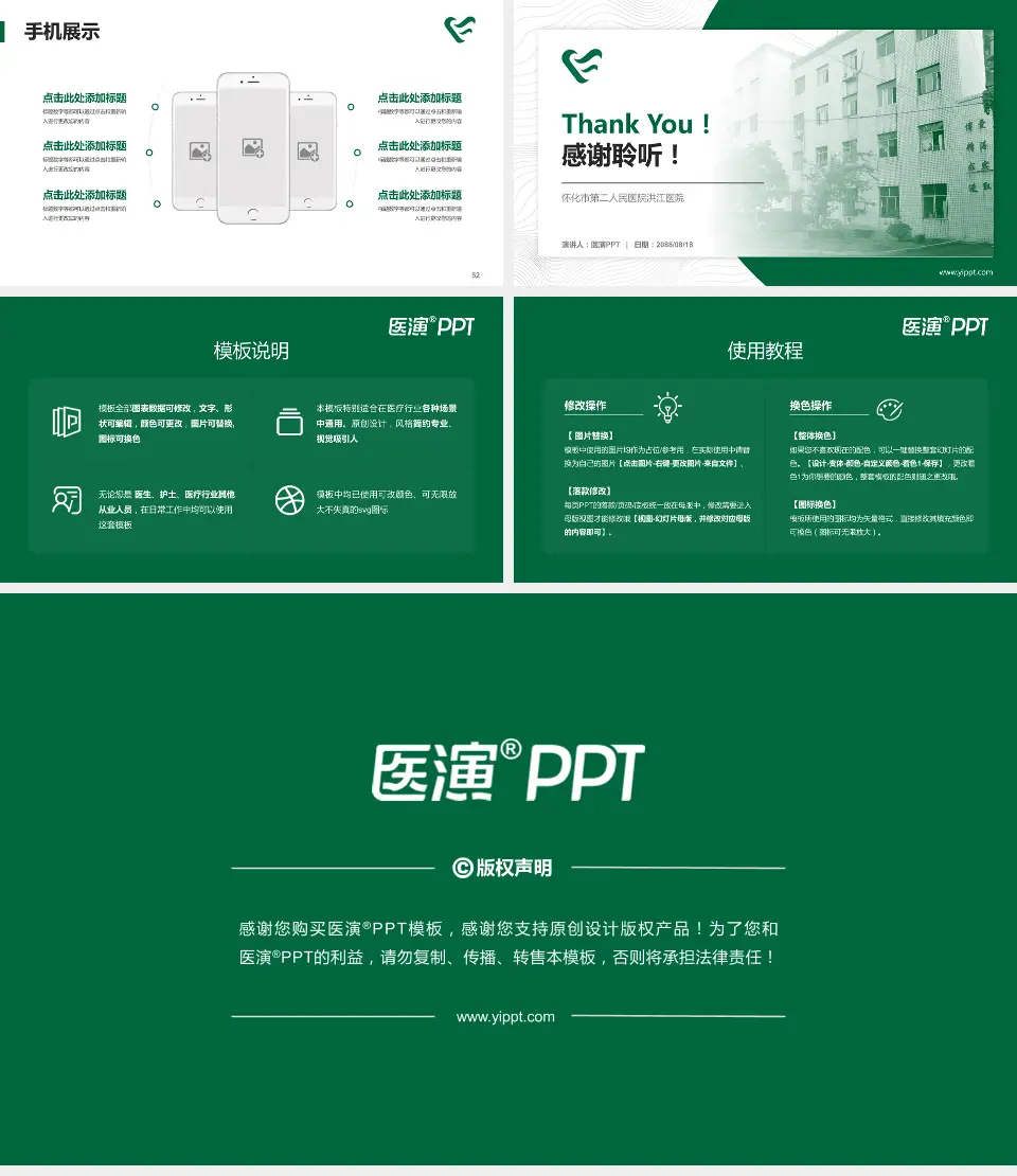 怀化市第二人民医院洪江医院医院管理报告PPT模板16:9格式幻灯片预览图7