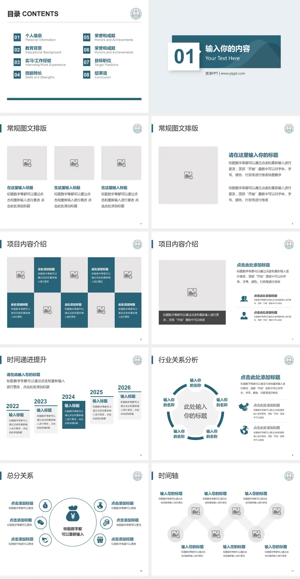 岳阳市第二人民医院财务与预算报告PPT模板4:3格式幻灯片预览图2