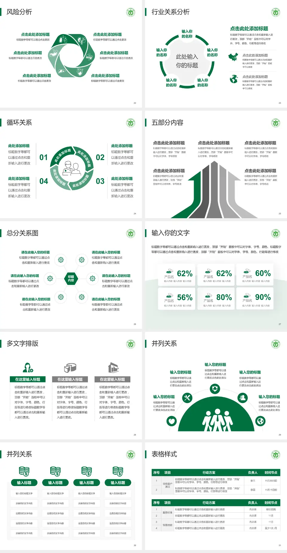 南华大学附属南华医院科室介绍与推广PPT模板4:3格式幻灯片预览图4