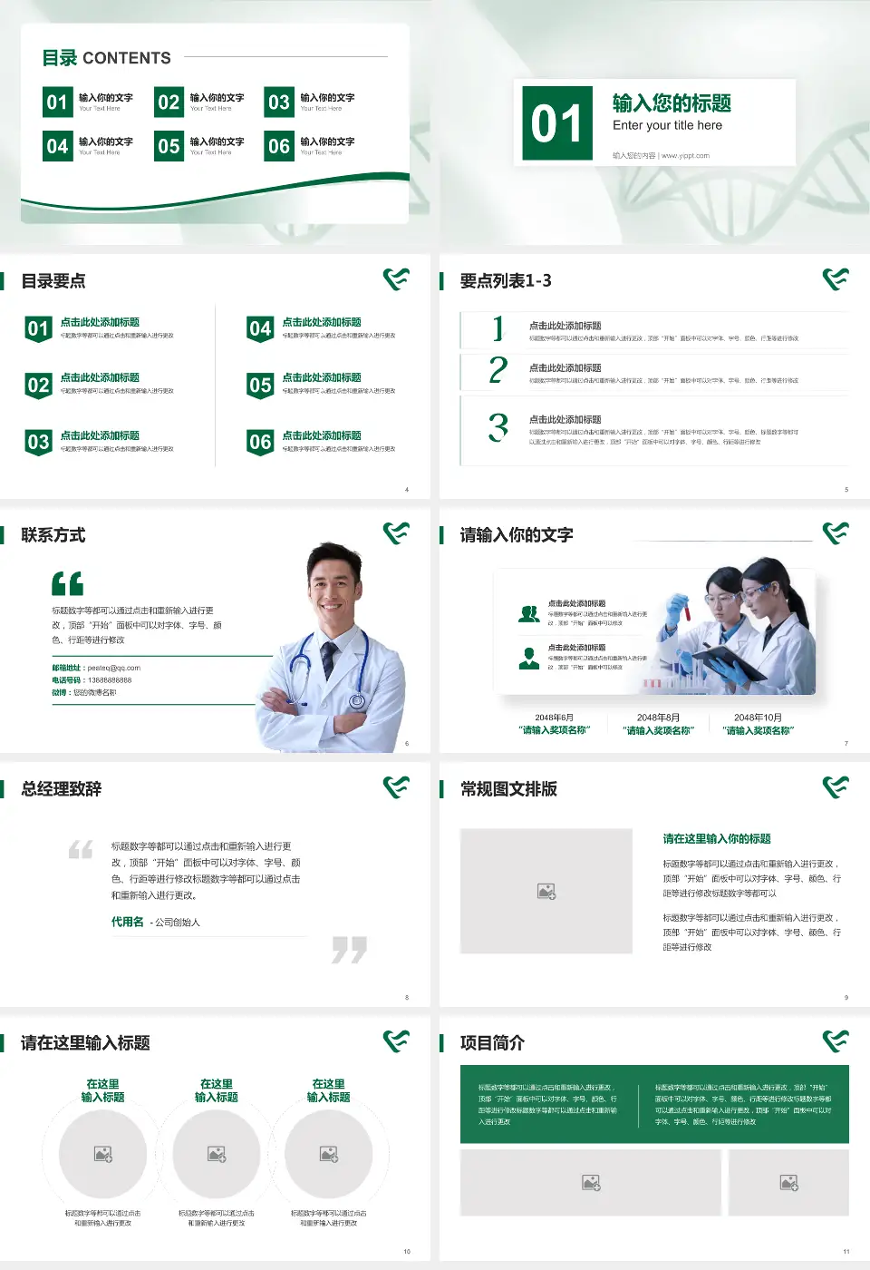 怀化市第二人民医院项目申请与汇报PPT模板16:9格式幻灯片预览图2