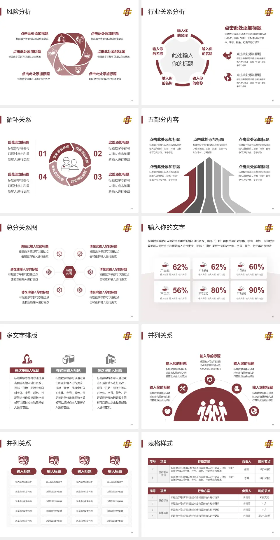 株洲市中医伤科医院科室介绍与推广PPT模板4:3格式幻灯片预览图4