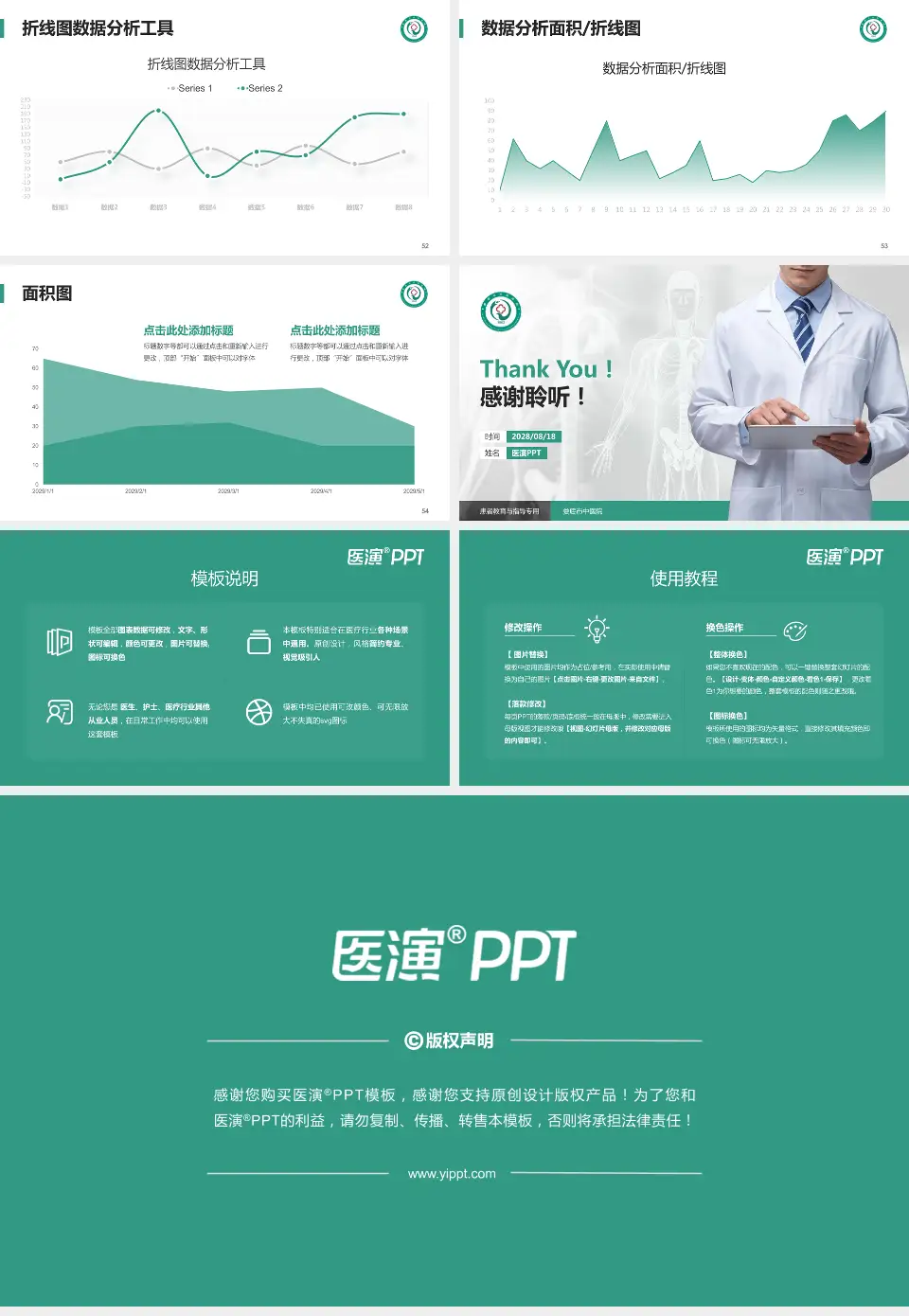 娄底市中医院患者教育与指导PPT模板16:9格式幻灯片预览图7