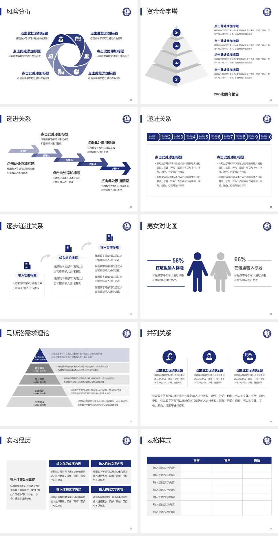株洲市中心医院项目申请与汇报PPT模板4:3格式幻灯片预览图4