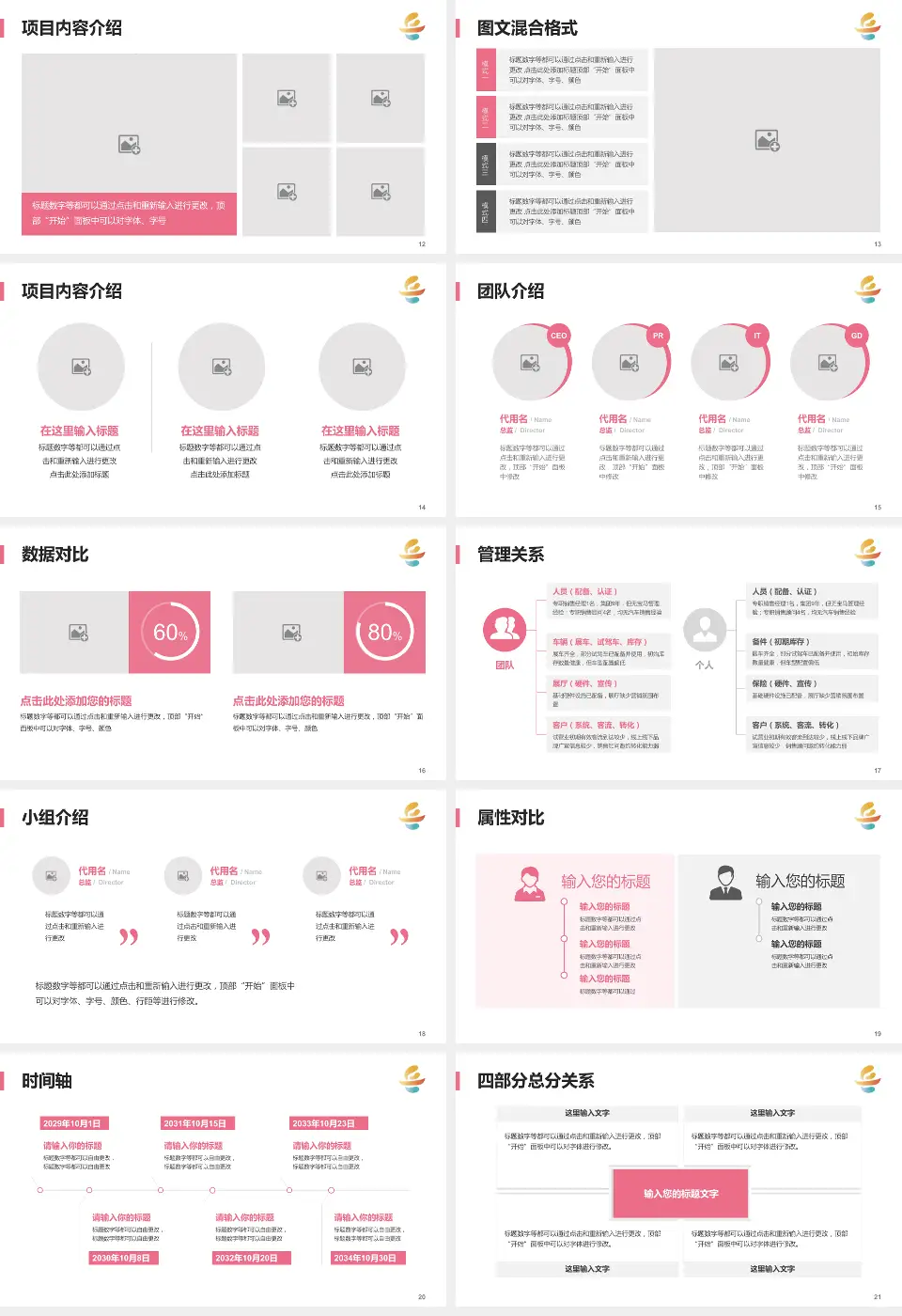 岳阳市妇幼保健院科室介绍与推广PPT模板16:9格式幻灯片预览图3