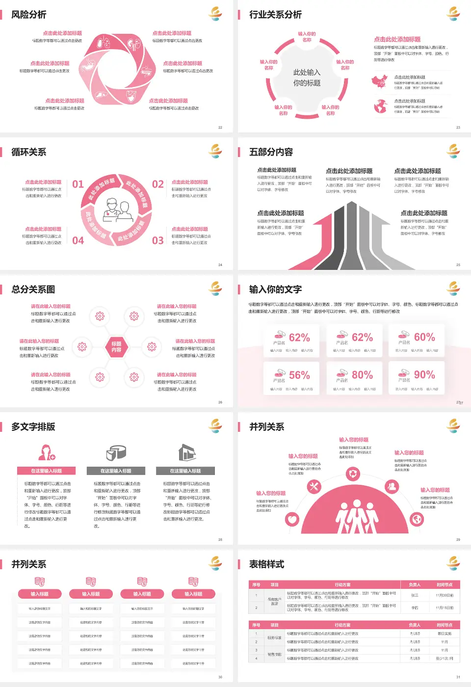 岳阳市妇幼保健院科室介绍与推广PPT模板16:9格式幻灯片预览图4