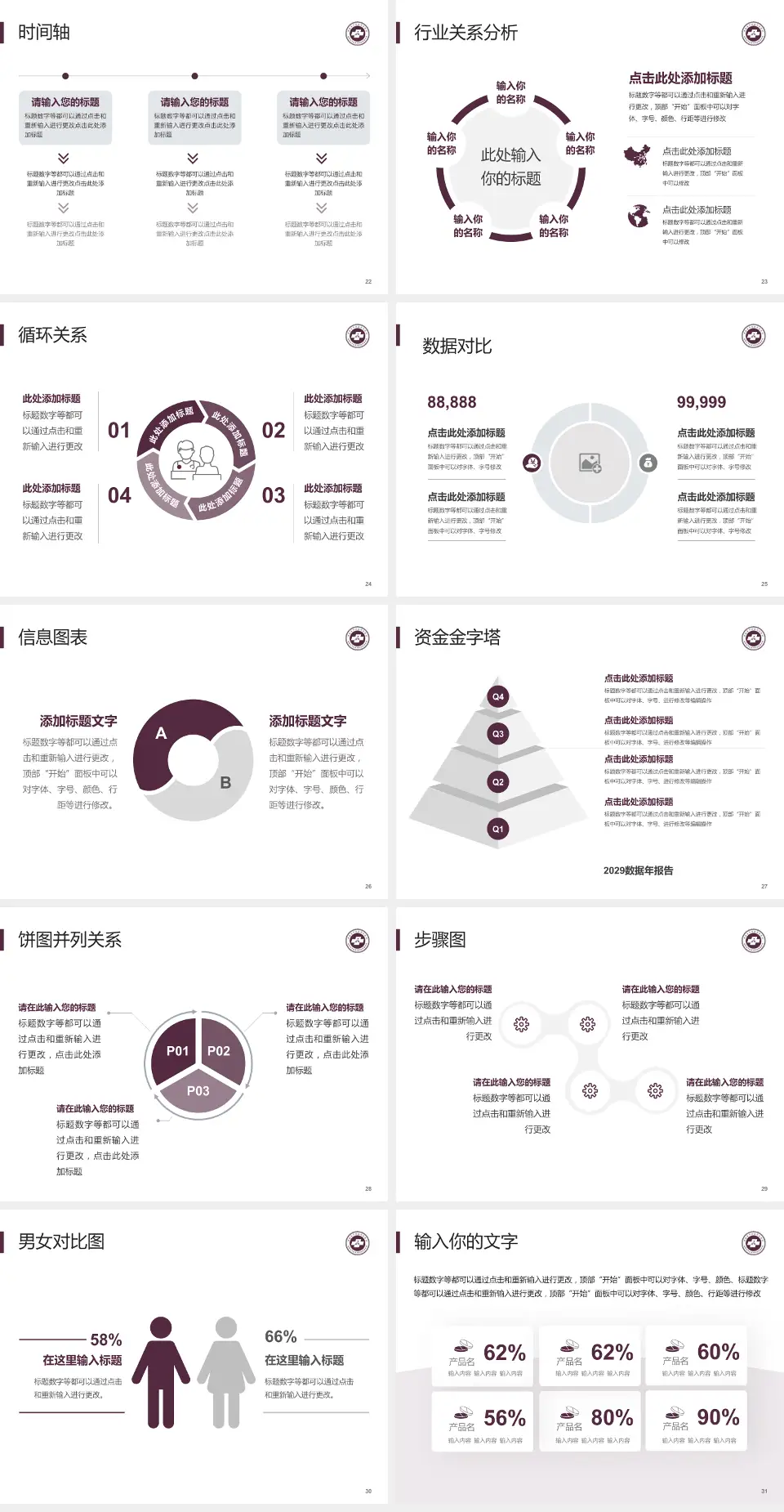 湖南省中医药研究院附属医院医院管理报告PPT模板4:3格式幻灯片预览图4