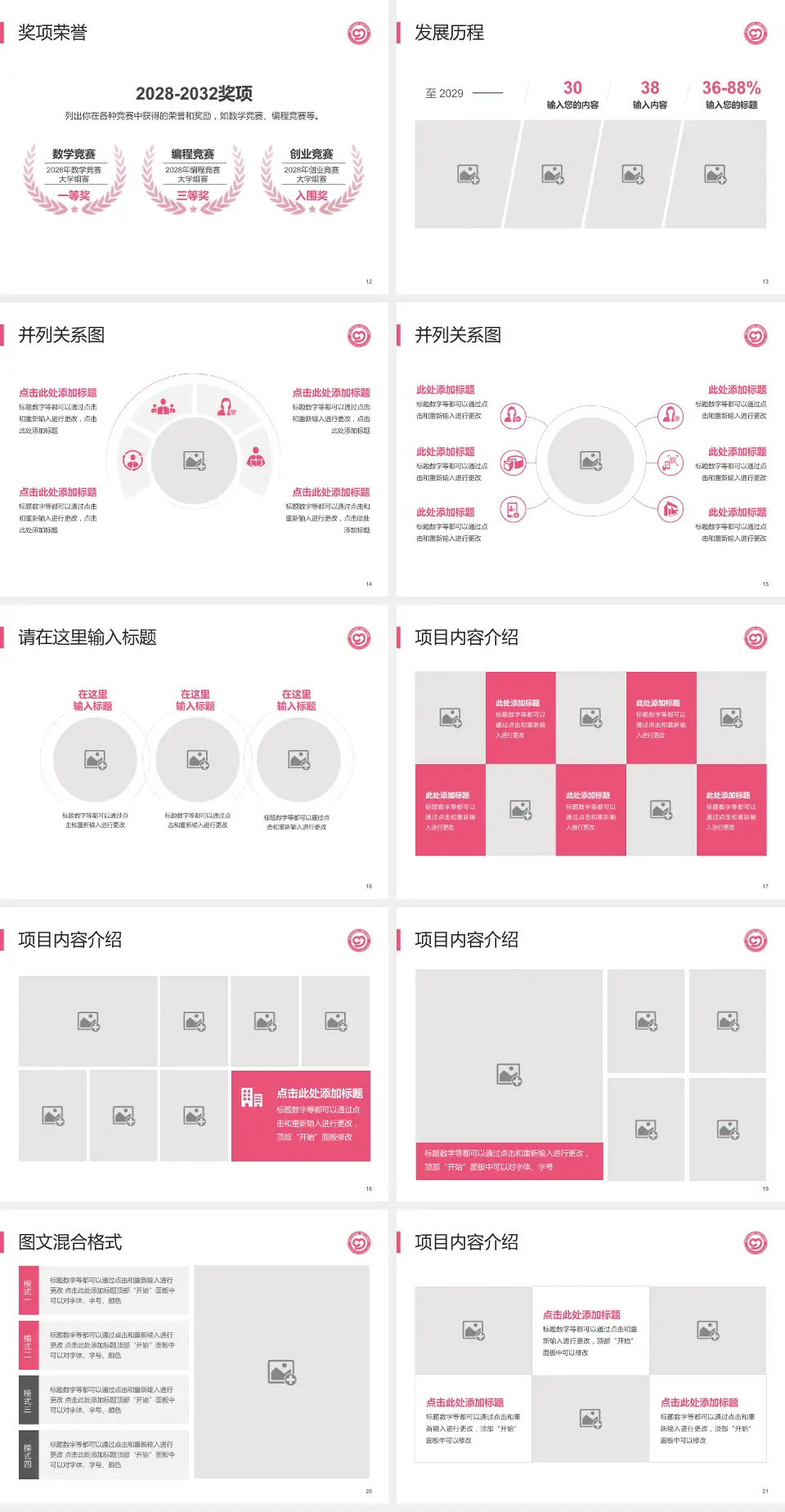 娄底市妇幼保健院护理专业职业生涯规划PPT模板4:3格式幻灯片预览图3